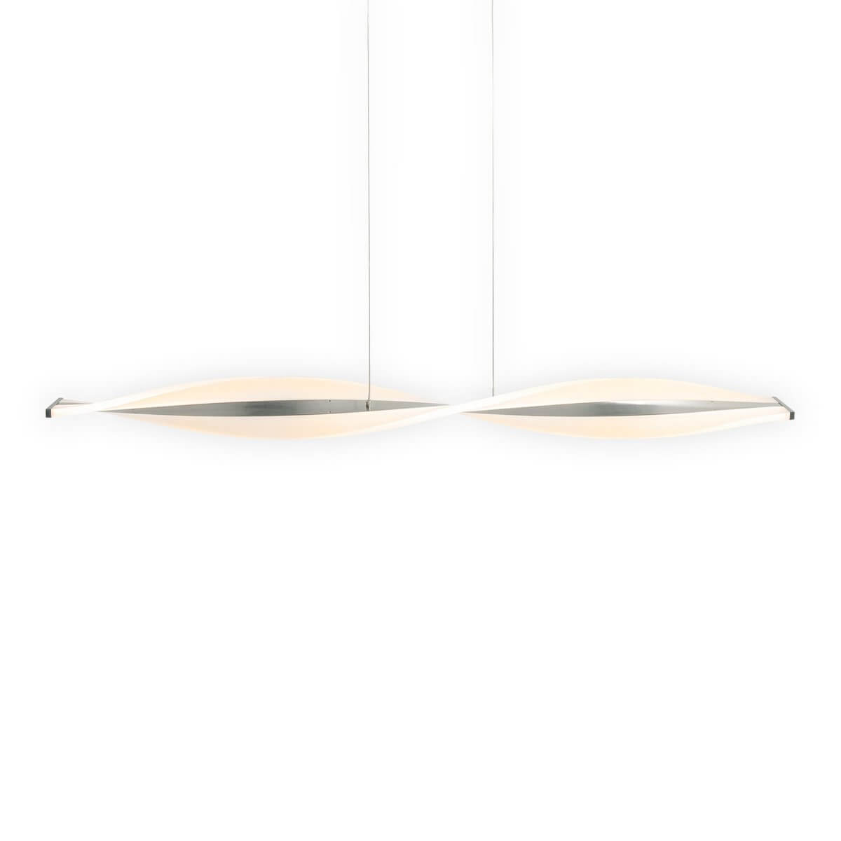 LED Hanglamp Zilver Metaal - Modern Subtiel Verlichting