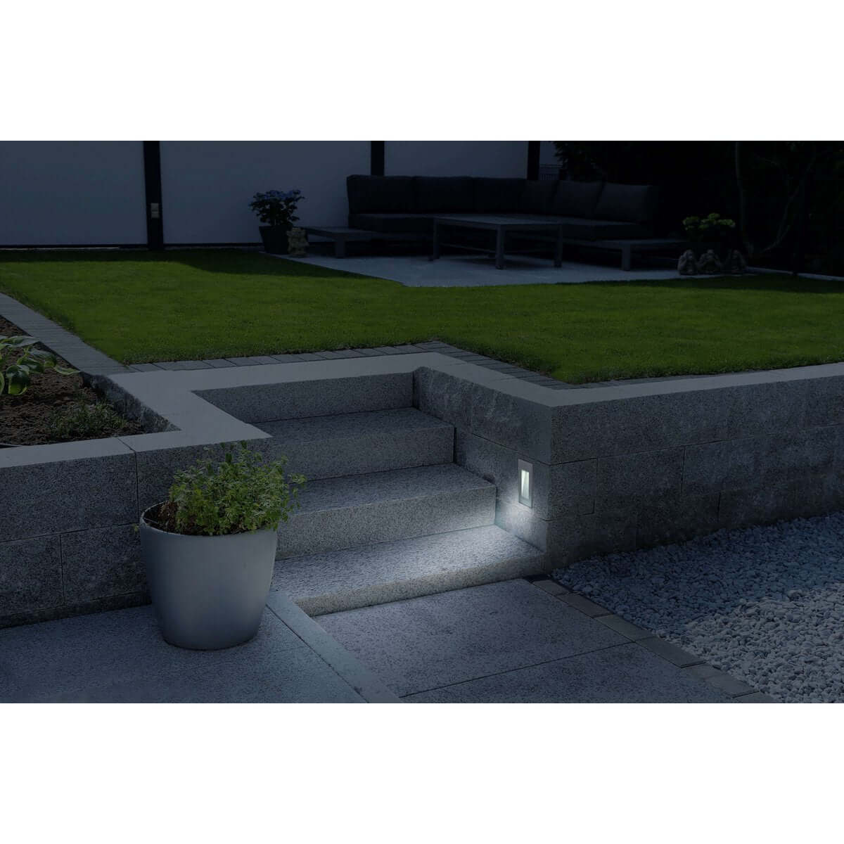 LED Inbouw Buitenwandlamp Neutraal Wit 5800K – Modern Ontwerp