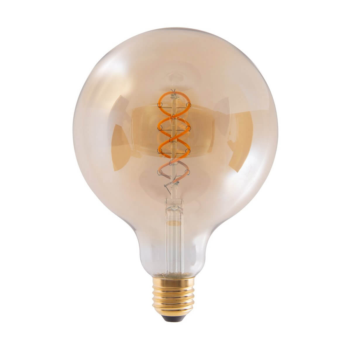 Led filamentlamp amber E27 - 5W warm wit - set van 2