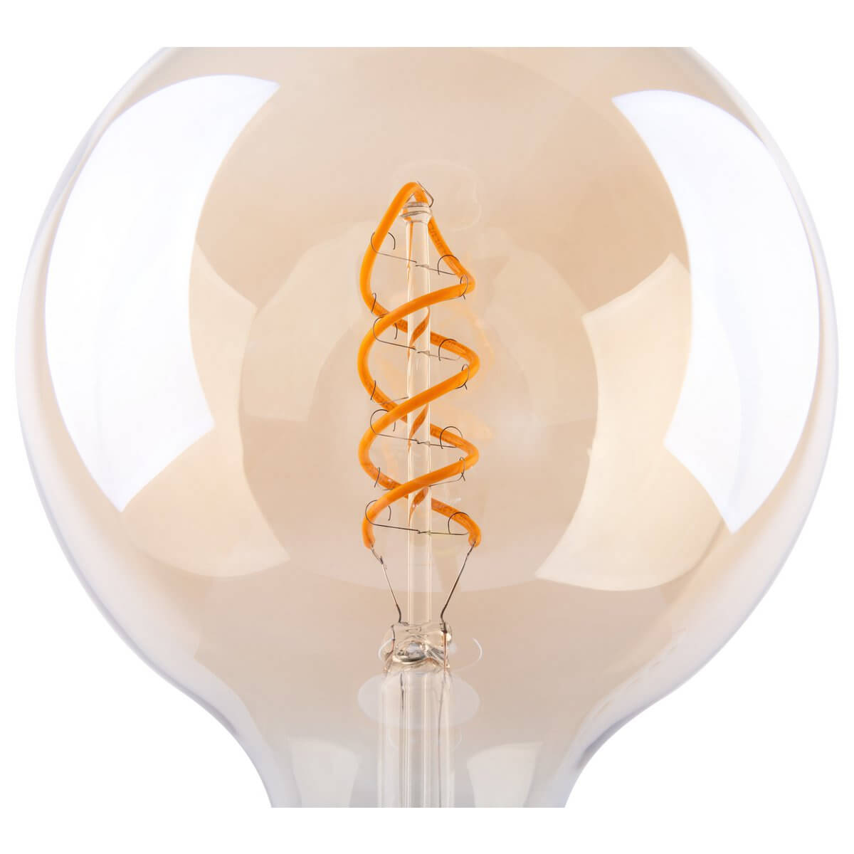 Led filamentlamp amber E27 - 5W warm wit - set van 2