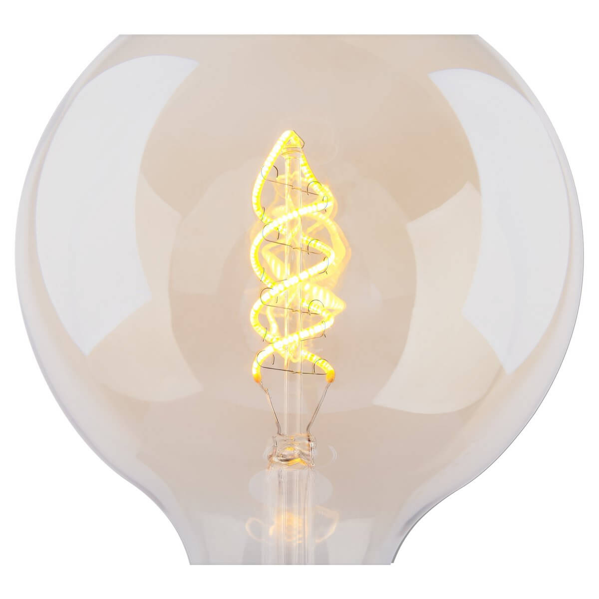 Led filamentlamp amber E27 - 5W warm wit - set van 2