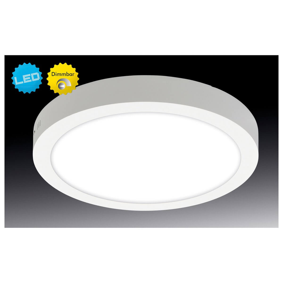 Led plafondpaneel wit - dimbaar - Ø 30 × 3,5 cm