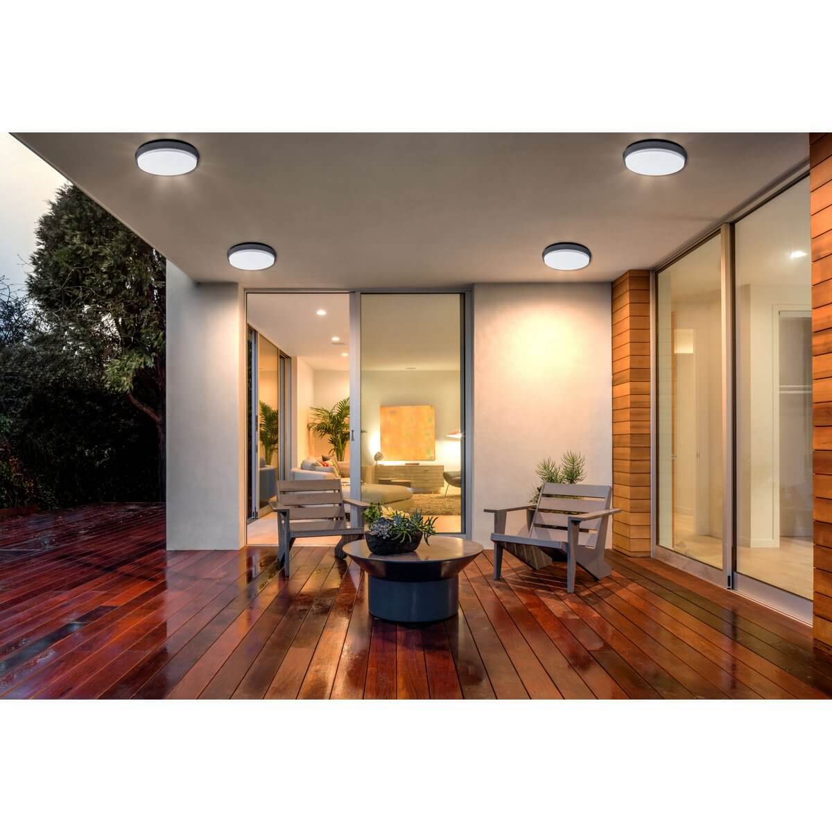 Mio Led Buitenmuurlamp Antraciet Metaal – Weerbestendig Ontwerp