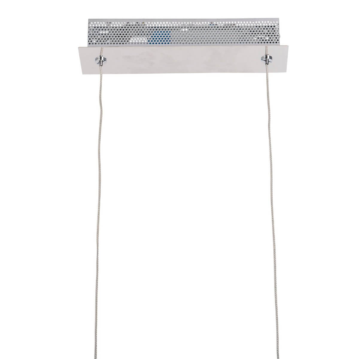 Näve LED hanglamp balk staal blank - met chromen details - 100 × 16 × 150 cm