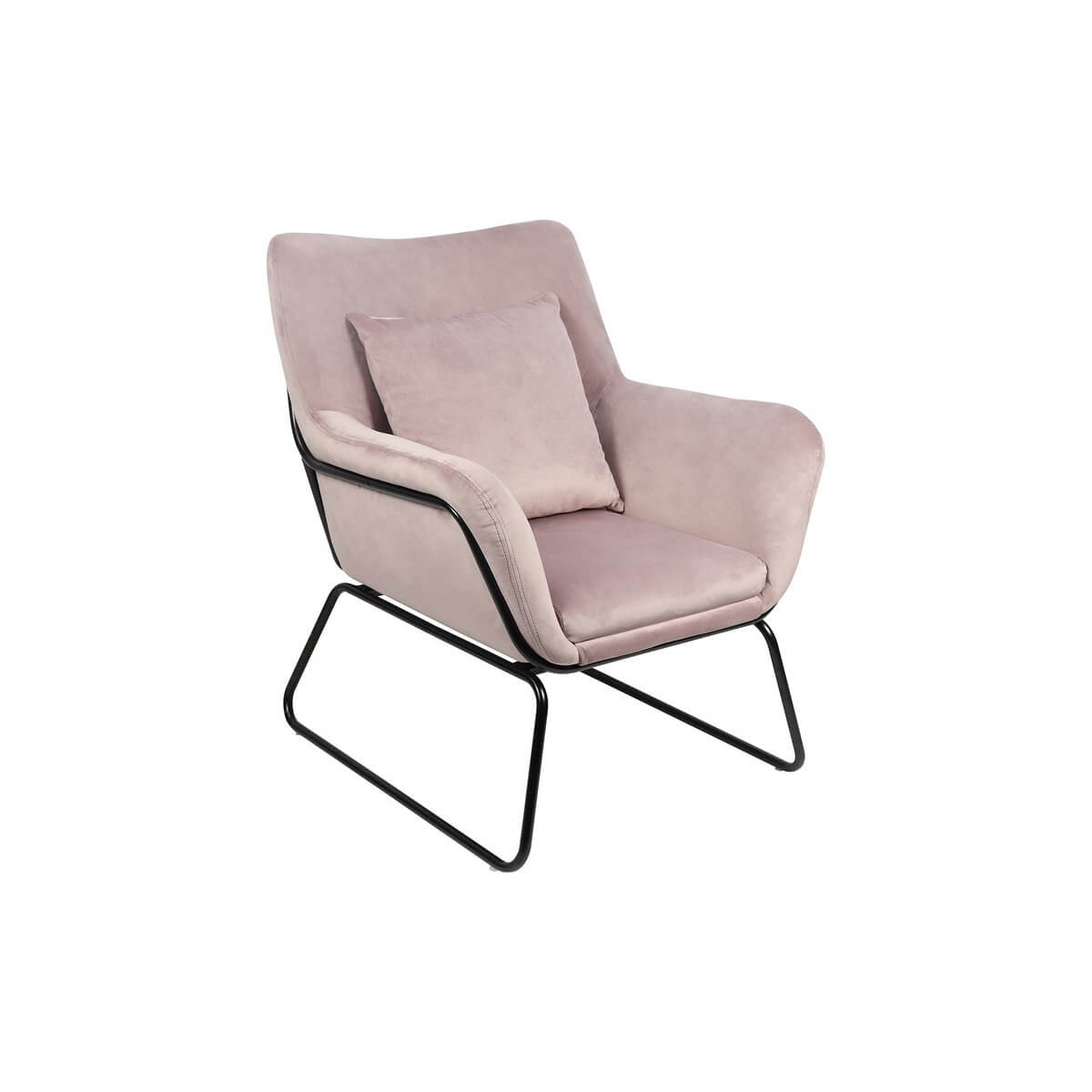 Relax armchair upholstered in Rose velvet - SalesFever