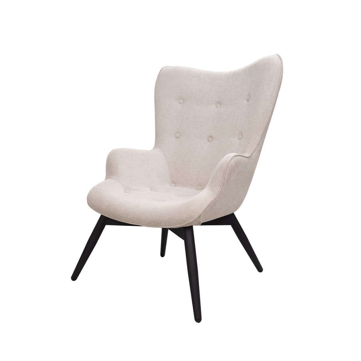 Sessel Beige Strukturstoff - SalesFever