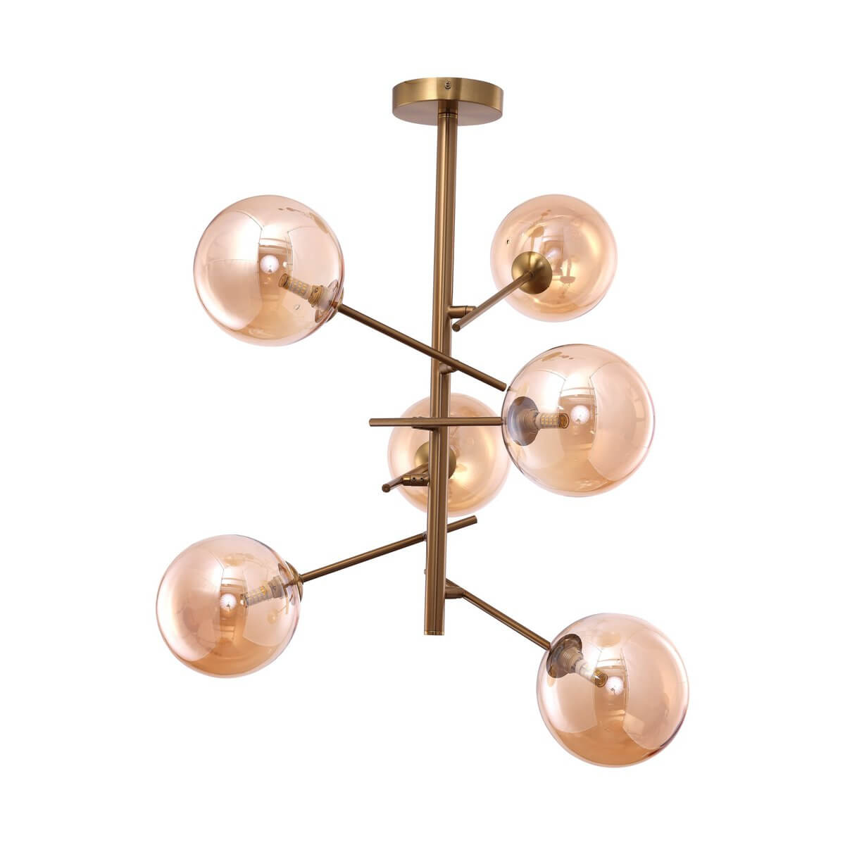 Hanging lamp Ross Amber | 6 - 60 cm - Luxury Living B.V.