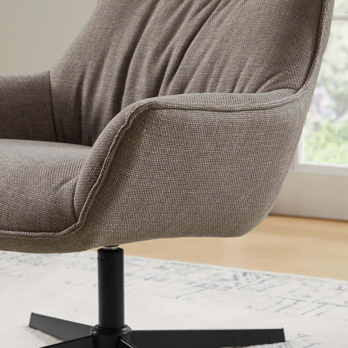 Sessel Strukturstoff Taupe - SalesFever