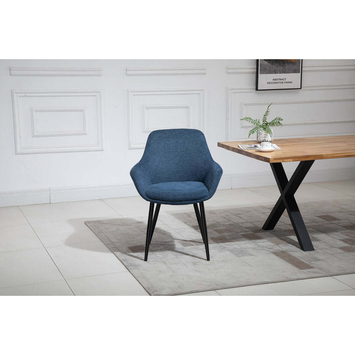 Set of 2 armchairs dark blue - SalesFever