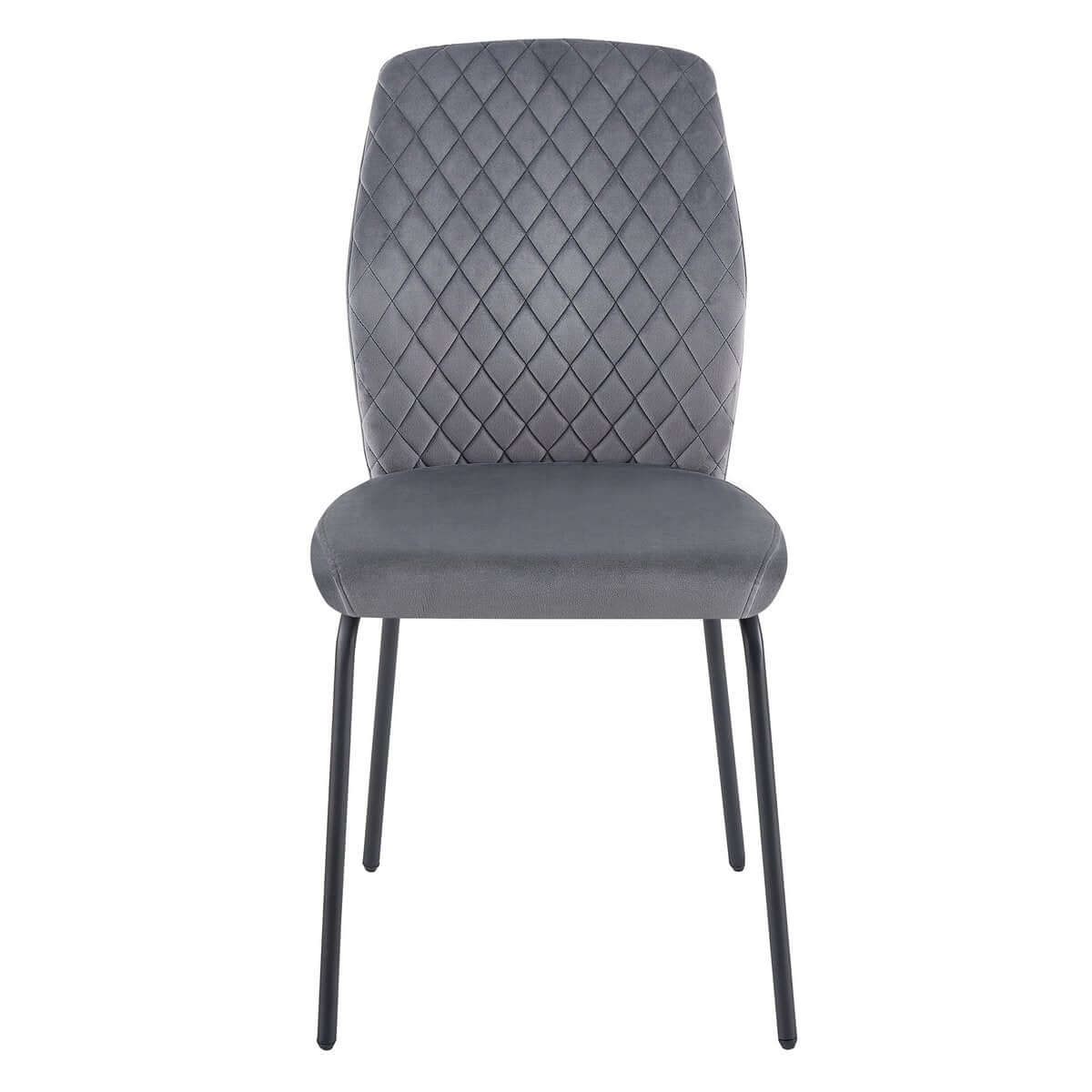 Chair set of 2 gray - SalesFever