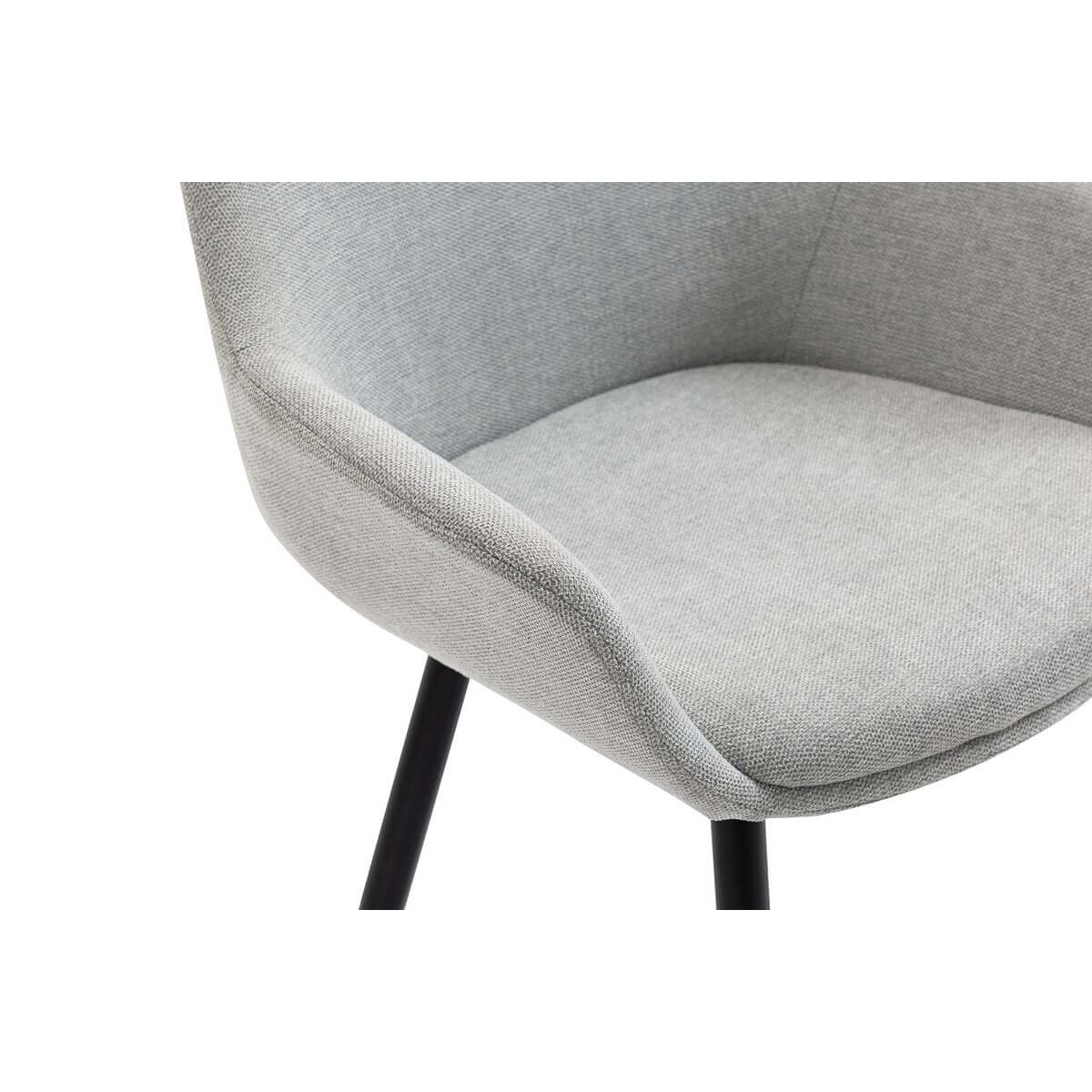 Set of 2 armchairs light grey - SalesFever