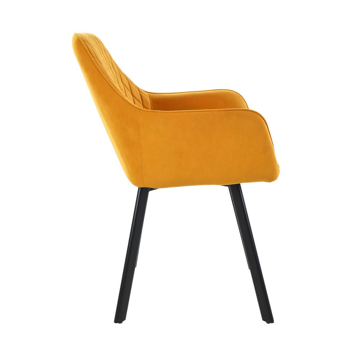 Set of 2 armchairs yellow - SalesFever