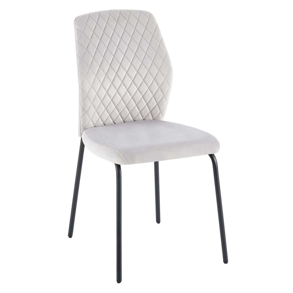 Chair set of 2 light gray - SalesFever