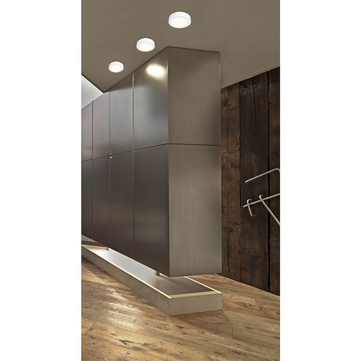 Simplex led plafondlamp - warm wit 3000K - Ø 17 × 4 cm