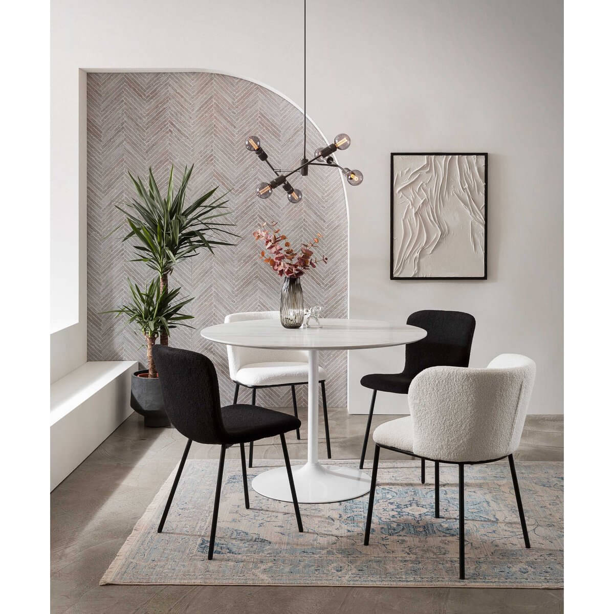 Chair set of 2 white - SalesFever