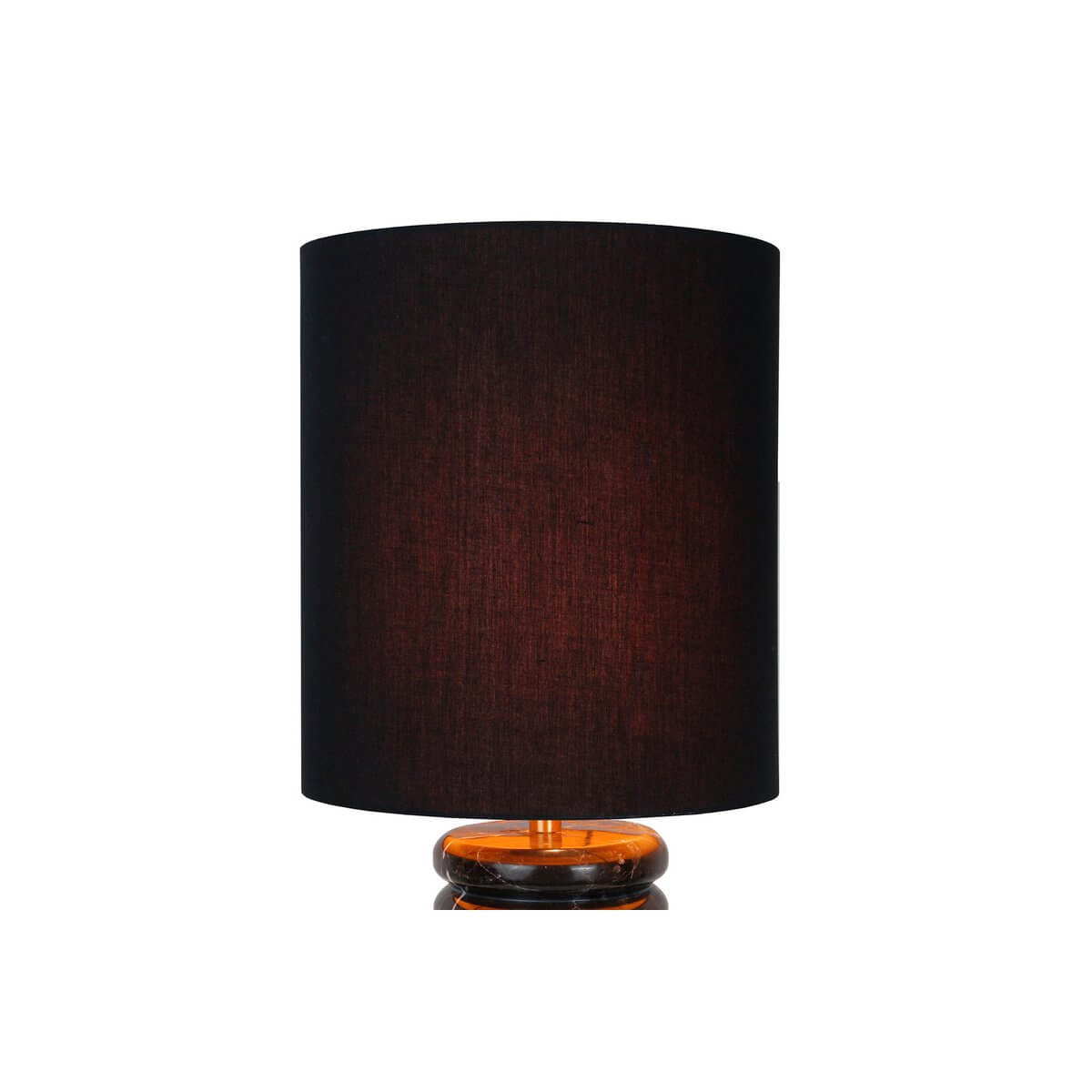 Table lamp marble/cotton black - SalesFever