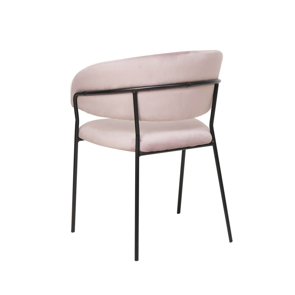 Chair velvet with back quilting rose - SalesFever