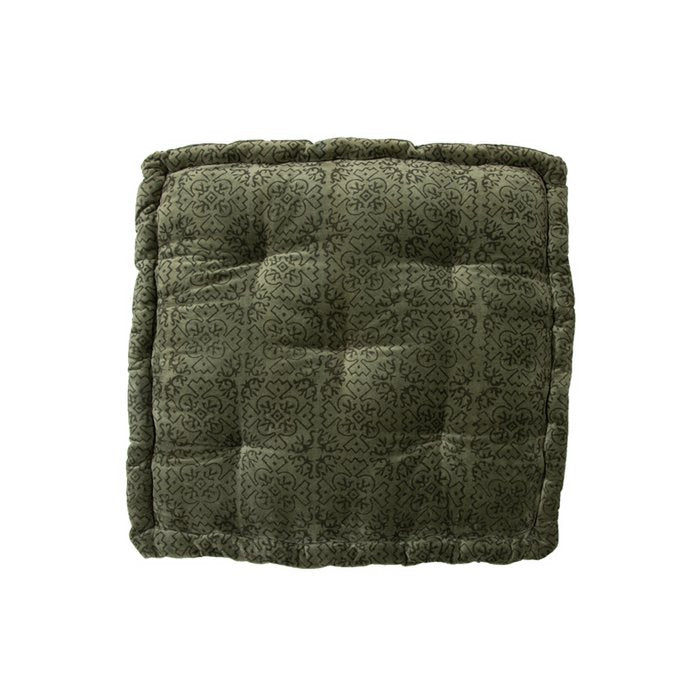 Velvet Boxkussen Violetta donker bos 45x45 - MrsBLOOM - Casanovio