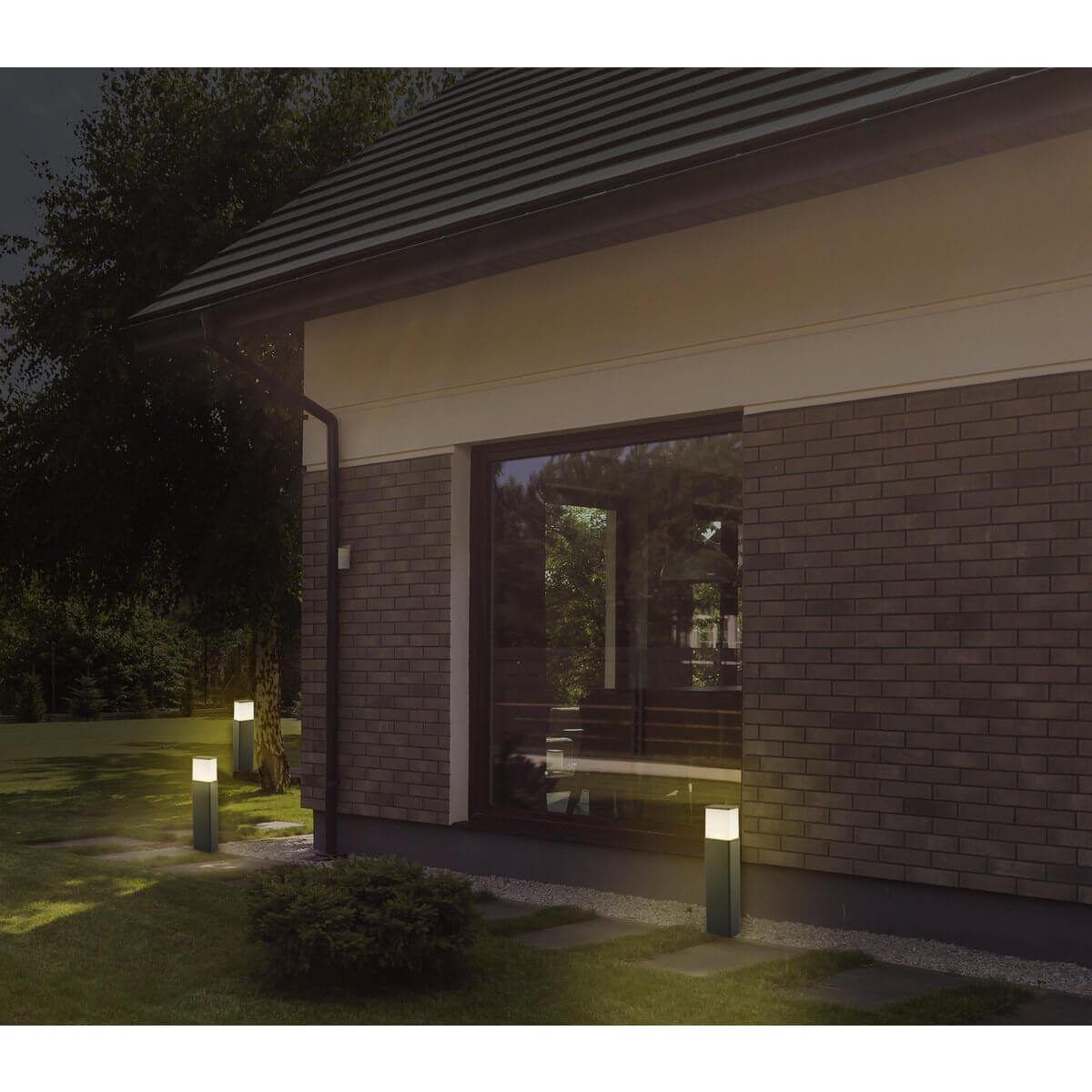 Vigo LED buiten wandlamp zwart of wit - 7 × 12,5 × 50 cm