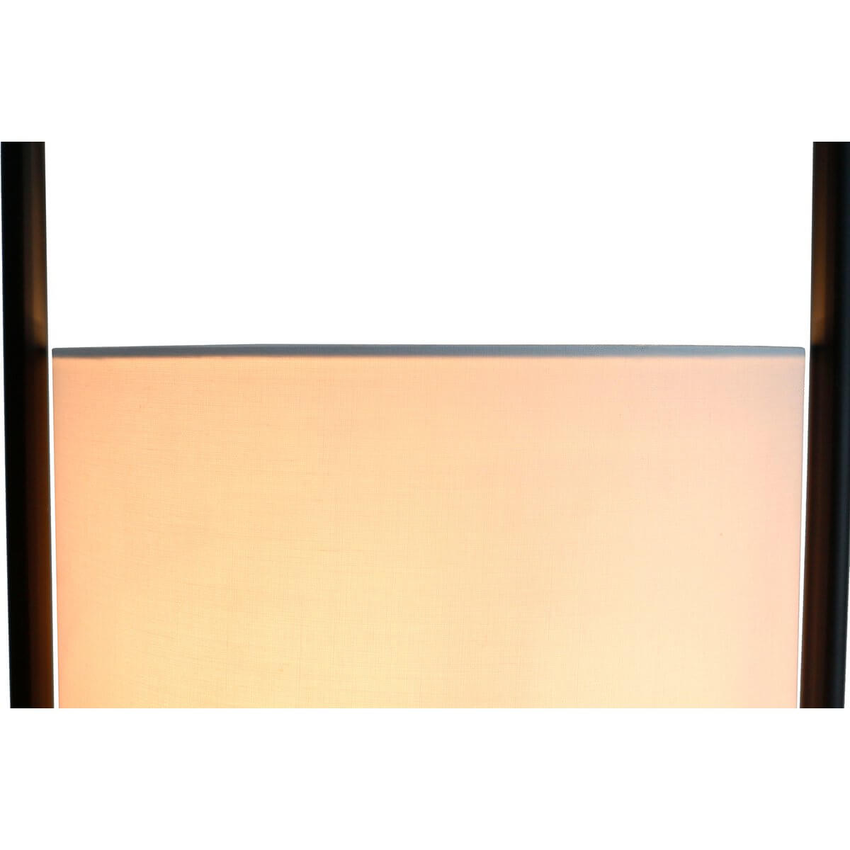 Floor lamp acacia wood natural/white 153 cm - SalesFever