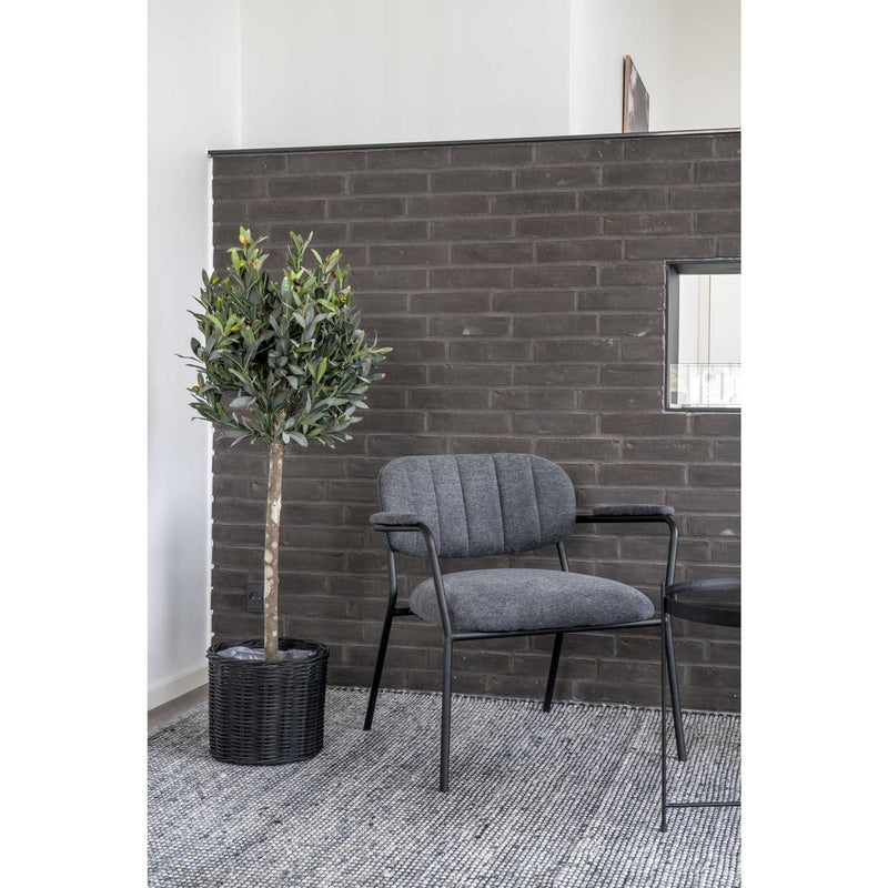 Olijfboom - Groen, PE kunststof/polyester, 43x47x120 cm