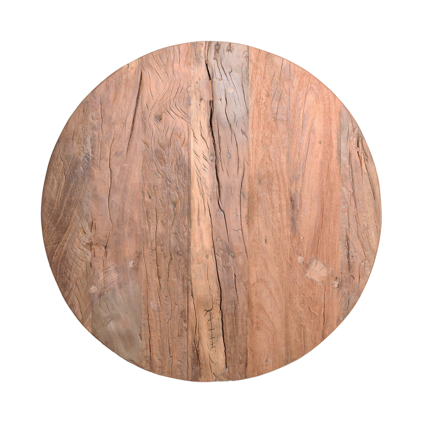 Farmwood salontafel rond