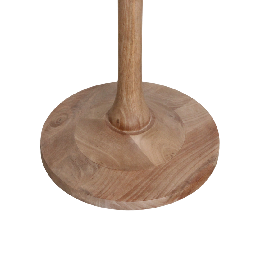 Kuala Lumpur bijzettafel marmer wit - 40x40x50 cm