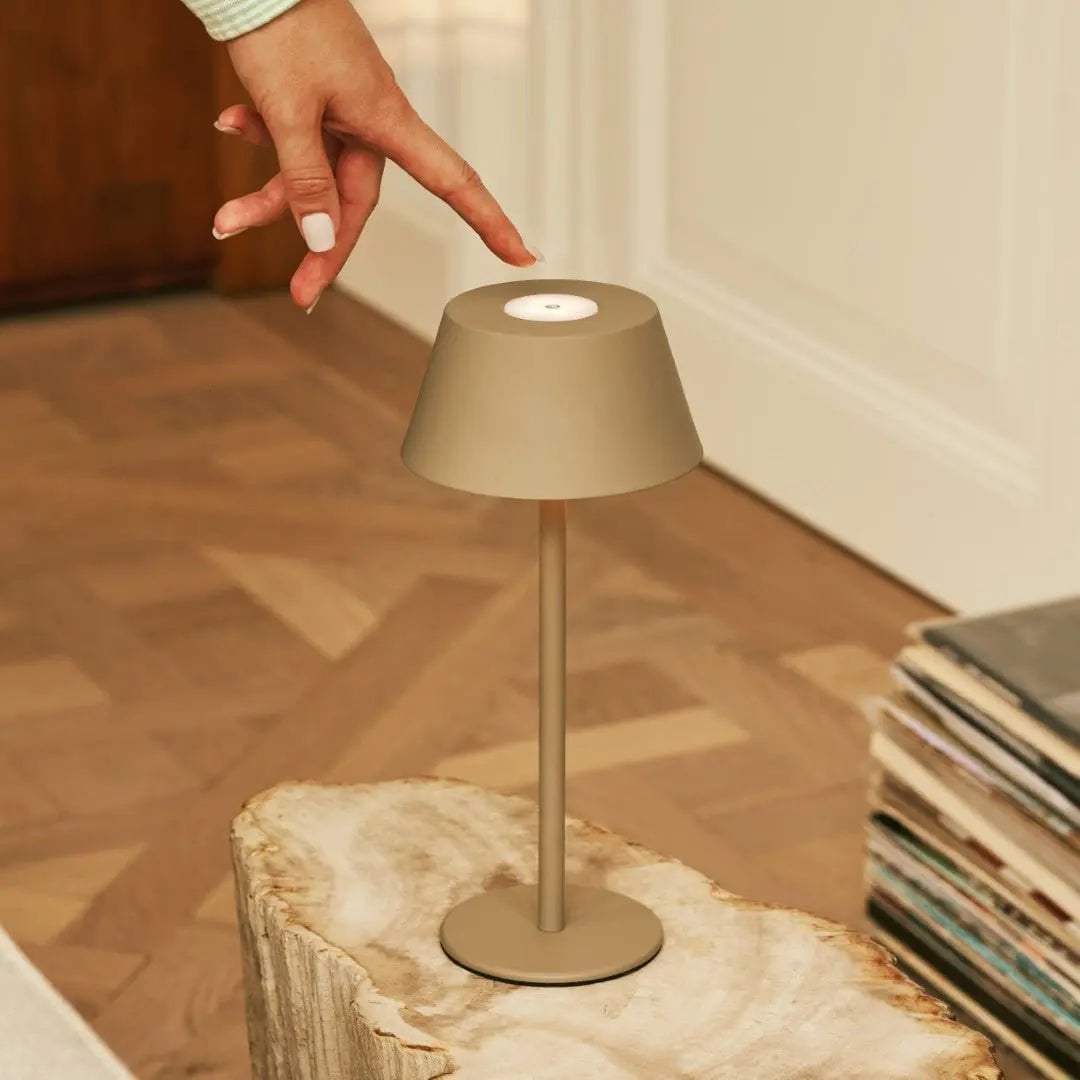 Milou Koala Bruin Tafellamp zonder Kabel | Modern, design en 3 lichtmodi