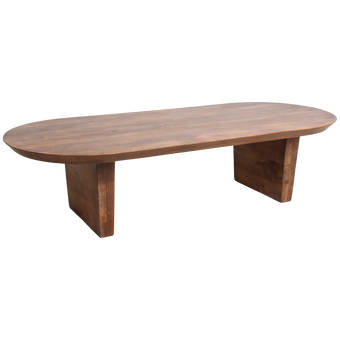 Bullnose salontafel bruin