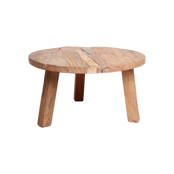 Farmwood salontafel rond
