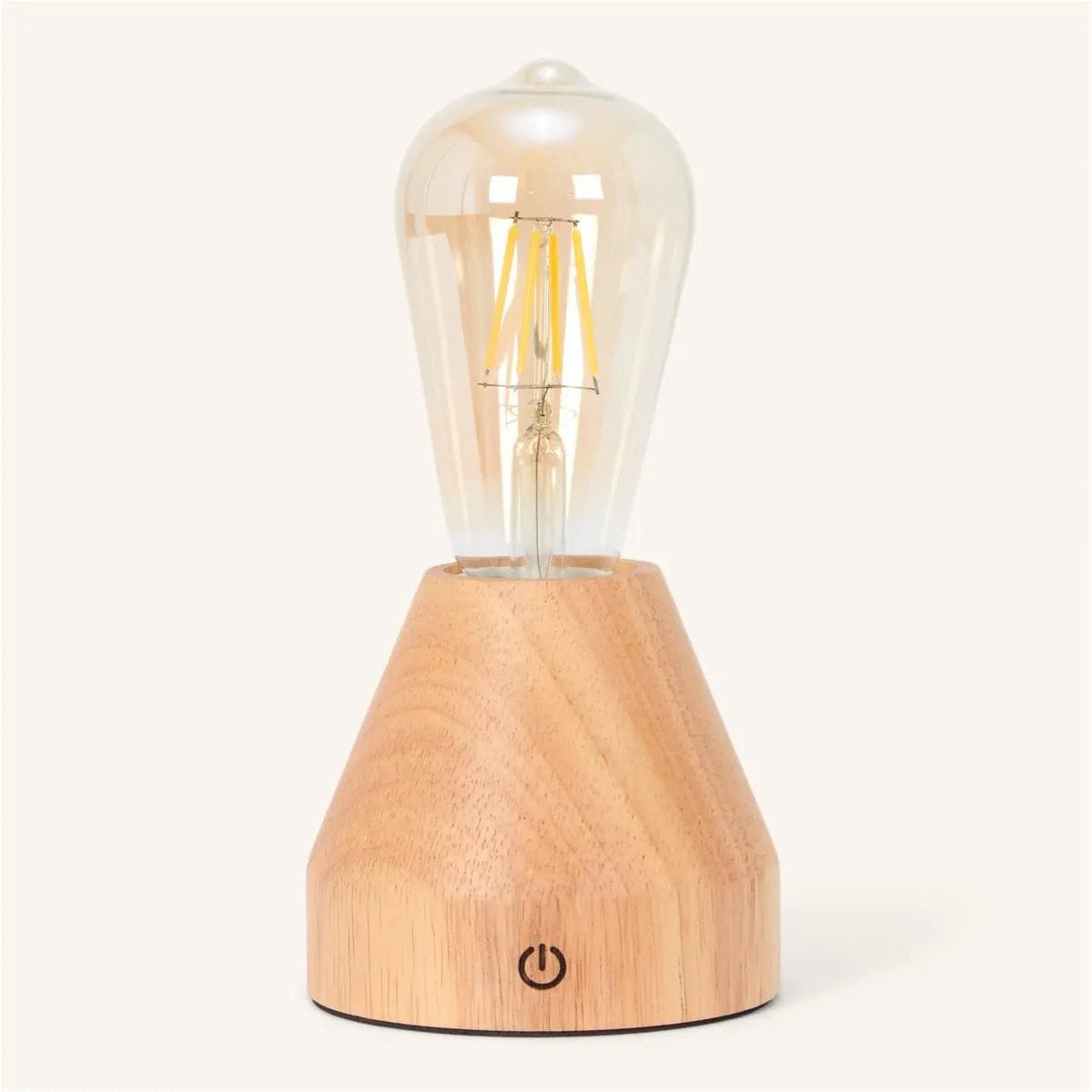 Zavi Lichtbruine Oplaadbare Tafellamp | LED, draadloos en batterijduur van 80 uur