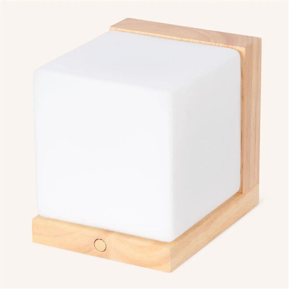 Lizzy Lichtbruine Oplaadbare Houten Wandlamp | Snoerloze, dimbare en stijlvolle verlichting