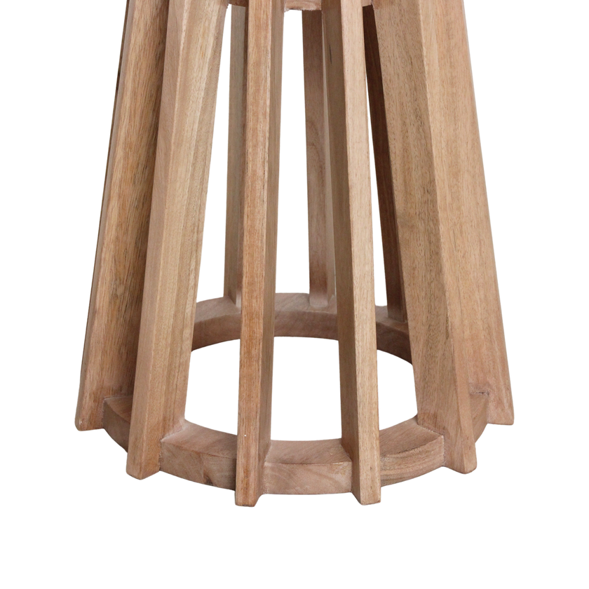 Sarawak bijzettafel marmer wit - 40x40x50 cm