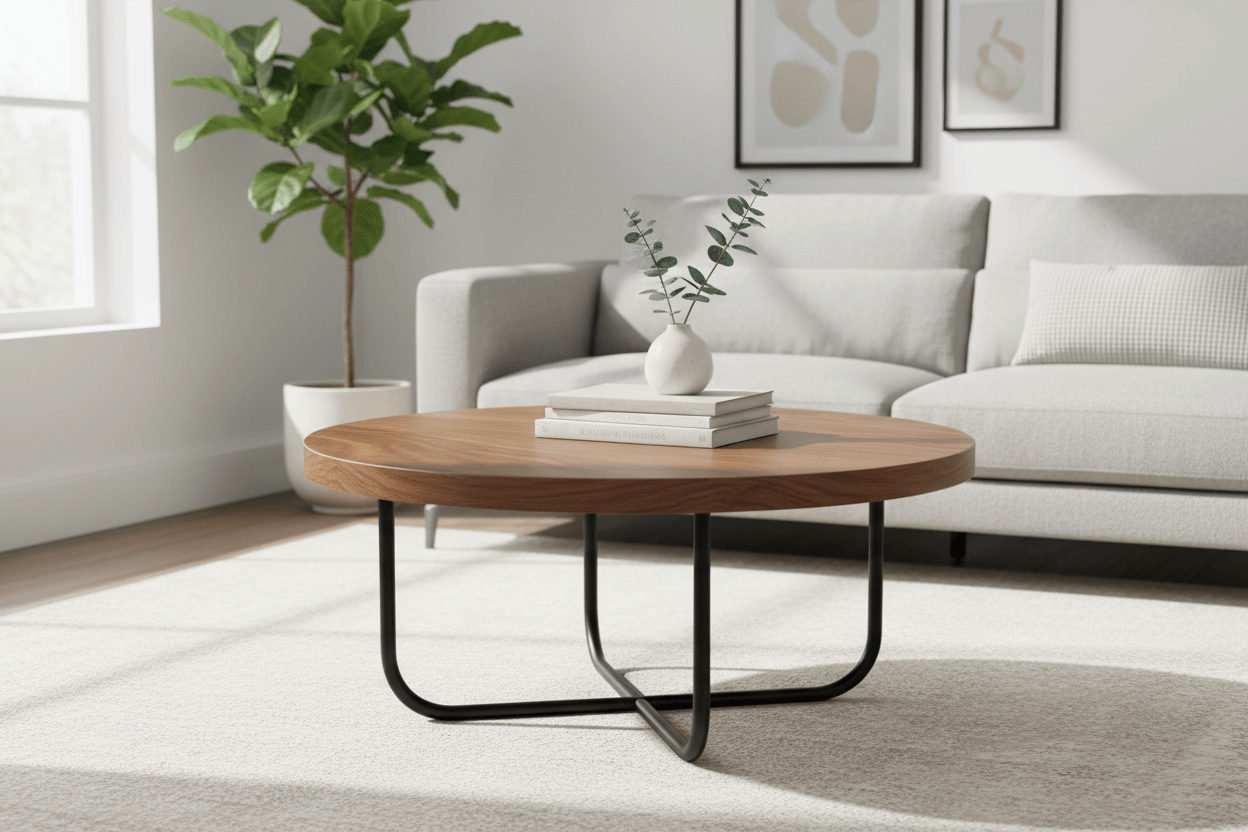 ronde woonkamertafel